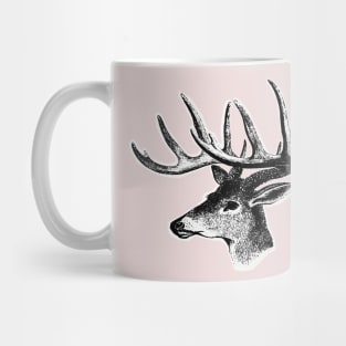 Deer head. Horned deer Mug
